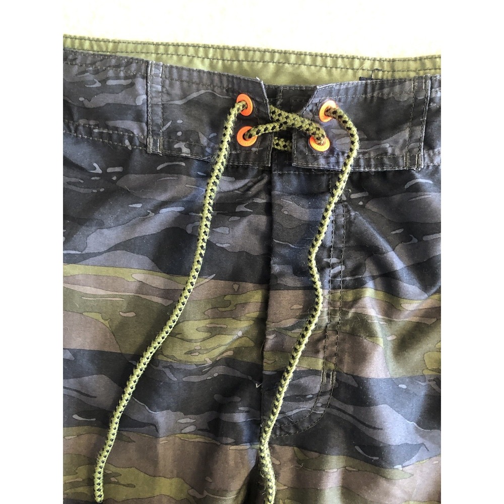 American Eagle Camo Boardshorts Mens 3X Swimwear Swim Trunks Drawstrings Pockets - Picture 12 of 13